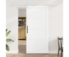 Slankios durys ORKDAL 93 x 202 cm Apdirbta mediena Balta