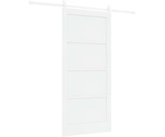 Slankios durys ORKDAL 93 x 202 cm Apdirbta mediena Balta