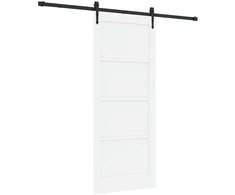 Slankios durys ORKDAL Balta 83 x 202 cm Pušies medienos masyvas