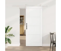 Slankios durys ORKDAL Balta 83 x 202 cm Pušies medienos masyvas