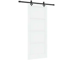 Slankios durys ORKDAL Balta 83 x 202 cm Pušies medienos masyvas