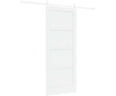 Slankios durys ORKDAL Balta 83 x 202 cm Pušies medienos masyvas