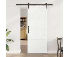 Slankios durys ORKDAL Balta 83 x 202 cm Pušies medienos masyvas