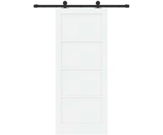 Slankios durys ORKDAL 83 x 202 cm Pušies medienos masyvas Balta