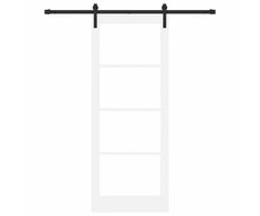 Slankios durys ORKDAL Balta ir juoda 83 x 211 cm