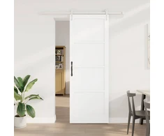 Slankios durys ORKDAL Balta 83 x 232 cm Pušies medienos masyvas