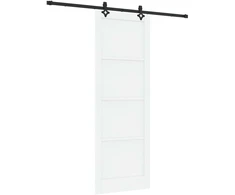 Slankios durys ORKDAL Balta 83 x 232 cm Pušies medienos masyvas
