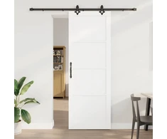Slankios durys ORKDAL Balta 83 x 232 cm Pušies medienos masyvas