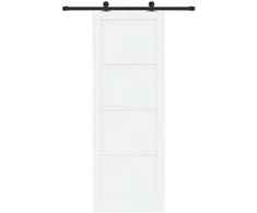 Slankios durys ORKDAL 83 x 232 cm Pušies medienos masyvas Balta