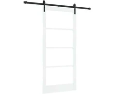 Slankios durys ORKDAL Balta ir juoda 93 x 202 cm