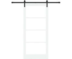 Slankios durys ORKDAL Balta ir juoda 93 x 211 cm