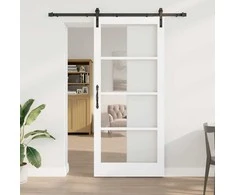 Slankios durys ORKDAL Balta ir juoda 93 x 211 cm