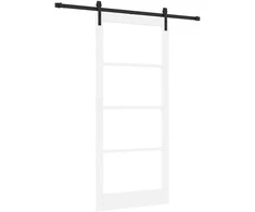 Slankios durys ORKDAL Balta ir juoda 93 x 211 cm