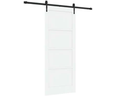 Slankios durys ORKDAL Balta ir juoda 83 x 202 cm