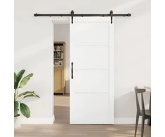 Slankios durys ORKDAL Balta ir juoda 83 x 202 cm