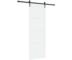 Slankios durys ORKDAL Balta ir juoda 83 x 232 cm