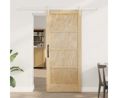 Slankios durys ORKDAL Natūrali ir Balta 86 x 198,5 cm
