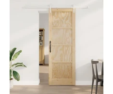 Slankios durys ORKDAL Natūrali ir Balta 73,5 x 211 cm
