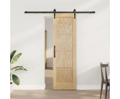 Slankios durys ORKDAL Natūrali ir juoda 61 x 198,5 cm