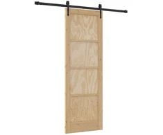 Slankios durys ORKDAL Natūrali ir juoda 73,5 x 211 cm