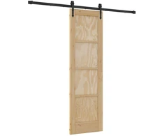 Slankios durys ORKDAL Natūrali ir juoda 61 x 198,5 cm