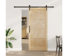 Slankios durys ORKDAL Natūrali ir juoda 86 x 198,5 cm