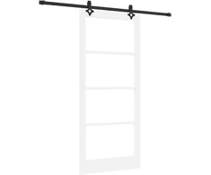 Slankios durys ORKDAL 93 x 211 cm Balta ir juoda