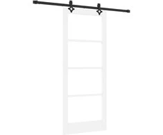 Slankios durys ORKDAL Balta ir juoda 83 x 202 cm