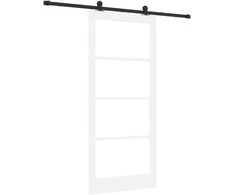 Slankios durys ORKDAL Balta ir juoda 93 x 211 cm
