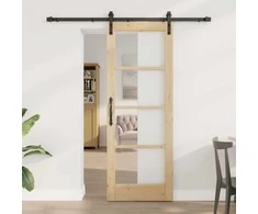 Slankios durys ORKDAL Natūrali ir juoda 73,5 x 198,5 cm