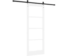 Slankios durys ORKDAL Balta ir juoda 83 x 211 cm