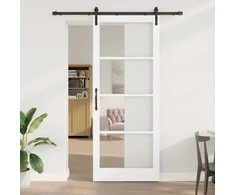Slankios durys ORKDAL Balta ir juoda 93 x 232 cm