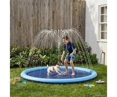 Šlapioji zona vaikams ir šunims Mėlyna Ø150 x 10 cm PVC