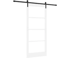 Slankios durys ORKDAL Balta ir juoda 93 x 211 cm