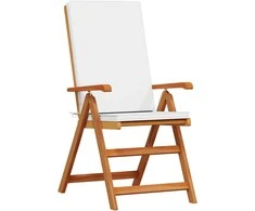 Sodo Kėdė 8 pcs Ruda ir balta 57 x 71.5 x 104 cm