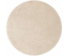 Neslystantis plaukuotas kilimas Kreminė 120 x 120 cm PP