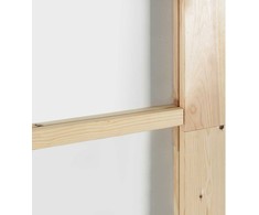 Slankios durys ORKDAL Natūrali ir juoda 93 x 211 cm
