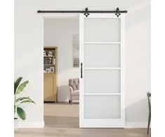 Slankios durys ORKDAL Balta ir juoda 93 x 232 cm
