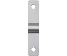 Smūgio įdėklas 2 pcs Sidabro 50 x 10 x 1,2 mm Geležis
