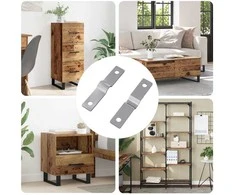 Smūgio įdėklas 2 pcs Sidabro 50 x 10 x 1,2 mm Geležis