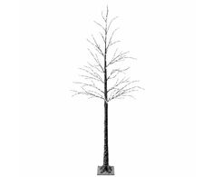 Sniegu padengta LED Kalėdų eglutė Ruda 25 x 25 x 210 cm