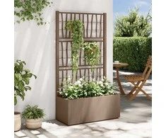 Sodas vazonas su trellis Ruda 80 x 36 x 140 cm PP