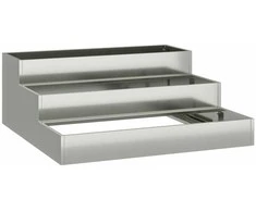 Sodo vazonas Sidabro 90 x 90 x 35 cm Cinkuota plienas