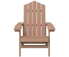 Sodo Adirondack kėdė, rudos spalvos, HDPE