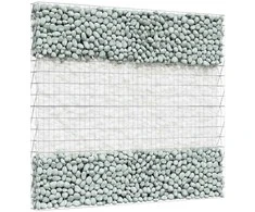 Sodo Akmenys Balta 12 cm Stiklas