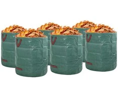 Sodo atliekų maišai 12 pcs Žalia 67 x 67 x 75,5 cm
