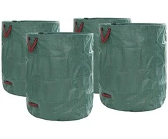 Sodo atliekų maišai 4 pcs Žalia 79 x 79 x 99,5 cm