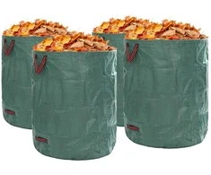 Sodo atliekų maišai 4 pcs Žalia 79 x 79 x 99,5 cm