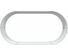 Pakelta lova Ruda 160 x 80 x 44 cm Plienas