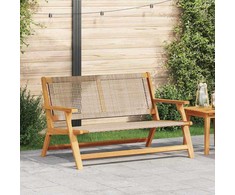 Sodo baldai Smėlio 122 x 78 x 73 cm Kietos akacijos mediena